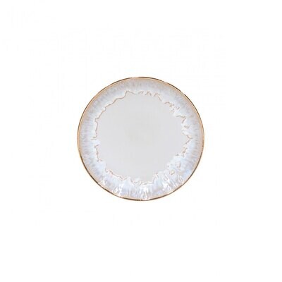 Casafina Taormina White Gold Salad Plate Set of 6 TA603-WGD, MPN: TA603-WGD, 840289001462