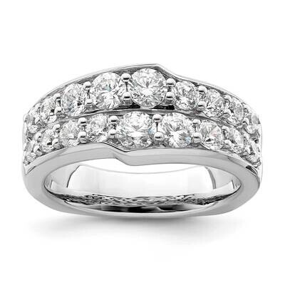 Si1/Si2, G H I, Band 14k White Gold Lab Grown Diamond RM8986-150-7WLG, MPN: RM8986-150-7WLG, 883957…