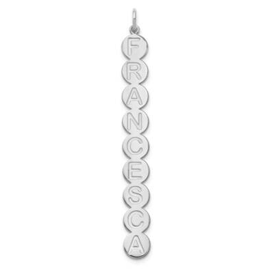 9 Letter Bubble Pendant 14k White Gold XNA1326W, MPN: XNA1326W,