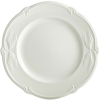 Gien Rocaille White Dessert Plate 1800ADES14, MPN: 1800ADES14, 840769045740