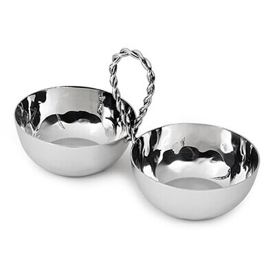 Mary Jurek Paloma 2-Bowl Set with Braided Wire 9&quot; HPA009, MPN: HPA009, 817658012268