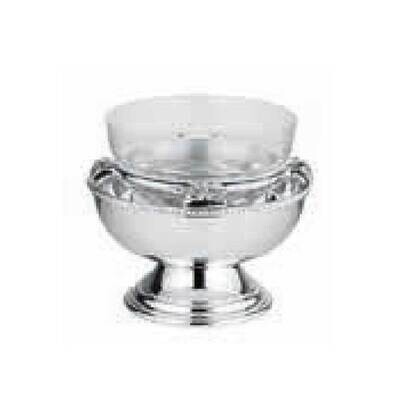 Ercuis Lauriers Supreme Caviar Prawns Cup With Crystal 4.75 Inch Silver Plated F51L272-08, MPN: F51…
