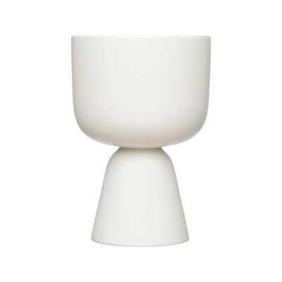 iittala Nappula Plant Pot 9 x 6 Inch White, MPN: 1051509, 6411923667562