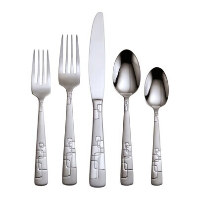 Oneida Quadratic 20 Piece Flatware Set H045020A, MPN: H045020A, 79363002877