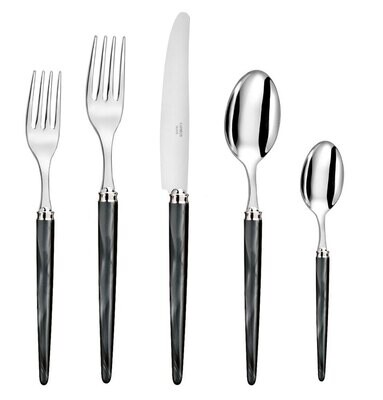 Capdeco Tang Black 5 Piece Place Setting TAN65-5SET, MPN: TAN65-5SET, 3700922742473