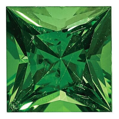 Chrome Tourmaline 4.5mm Princess AAA Quality Gemstone CT-0450-SQP-AAA, MPN: CT-0450-SQP-AAA,