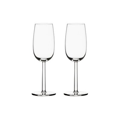 iittala Raami Sparkling Wine Glass 8 oz. 2 Pc, MPN: 1026947, 6411923664301
