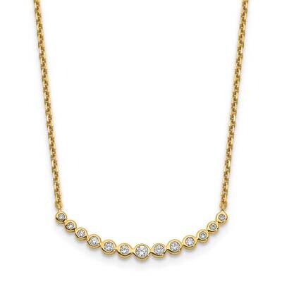 Diamond Vs/Si, D E F, Fashion Pendant Necklace 14k Yellow Gold True Origin Lab Grown PM1005-025-YLD…