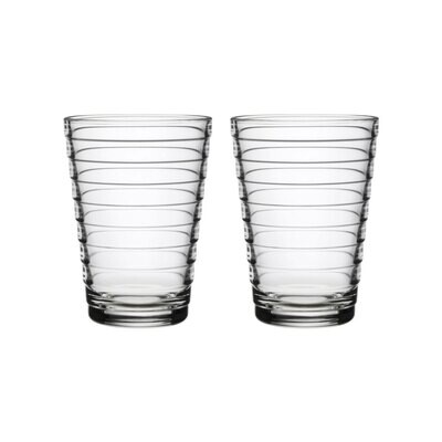 iittala Aino Aalto Tumbler Set of 2 11 oz. Clear, MPN: 1008551, 6411929503017