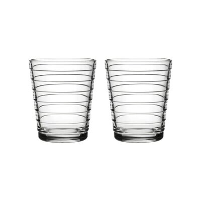 iittala Aino Aalto Tumbler Set of 2 7.75 oz. Clear, MPN: 1008545, 6411929502522