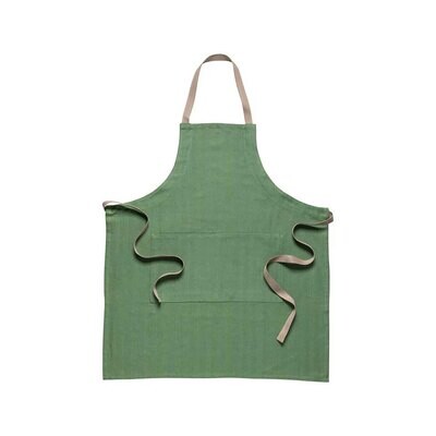 Casafina Kitchen Textiles Alessa Chive Kitchen Apron 100% Cotton TX0238-AGR Set of 2, MPN: TX0238-A…