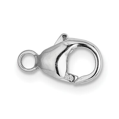 Standard Weight Tear Drop Lobster Clasp Setting 18k White Gold 8W1651, MPN: 8W1651,