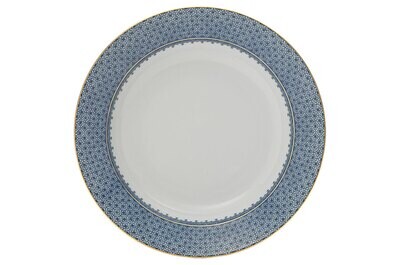 Mottahedeh Blue Lace Rim Soup S1656, MPN: S1656,