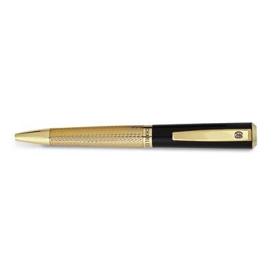 Charles Hubert Gold-tone and Black Art Deco Ballpoint Pen GM18982, MPN: GM18982, 811233015309
