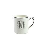 Gien Filet Blue Monogram Mug Large M 1710CMXM48, MPN: 1710CMXM48, 3660838015958