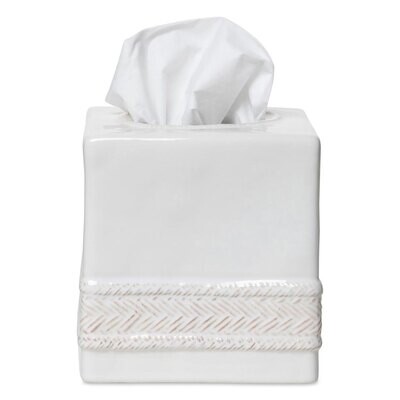 Juliska Le Panier Whitewash Tissue Box Cover KHV02/10, MPN: KHV02/10, 810034839503