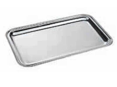 Ercuis Lauriers Rectangular Serving Tray 11.375 x 8.25 Inch Silver Plated F51L451-30, MPN: F51L451-…