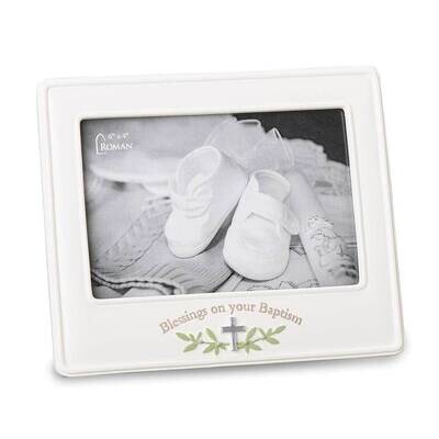 Resin Blessings on Your Baptism 4 x 6 Inch Photo Picture Frame GM23551, MPN: GM23551, 89945691078