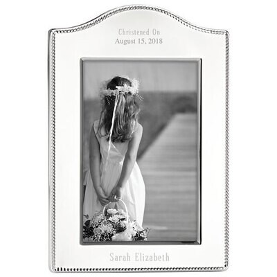 Reed and Barton Engravable Lyndon Curved Picture Frame 4 x 6 Inch 876311, MPN: 876311, 735092259080