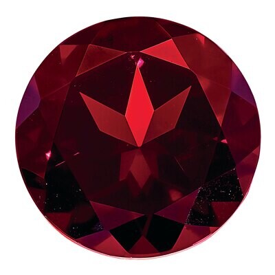 Garnet 7mm Round AA Qual Gemstone GA-0700-RDF-AA, MPN: GA-0700-RDF-AA,