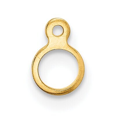 Casted with Ring Bail 14k Yellow Gold YG1525, MPN: YG1525,