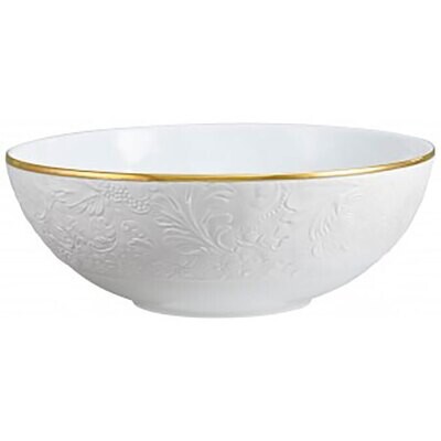 Raynaud Italian Renaissance Salad Bowl Gold Filet 0810-46-507026, MPN: 0810-46-507026, 3660006770177