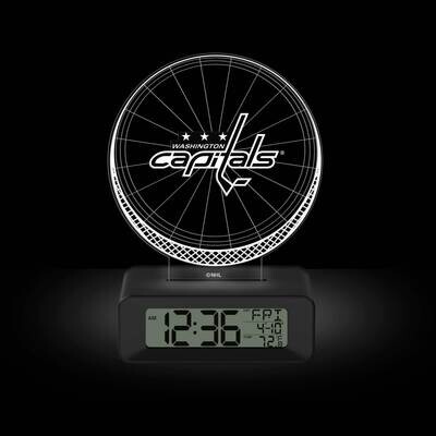 Game Time Washington Capitals LED 3D Illusion Alarm Clock GM25318-WAS, MPN: GM25318-WAS, 81006814153