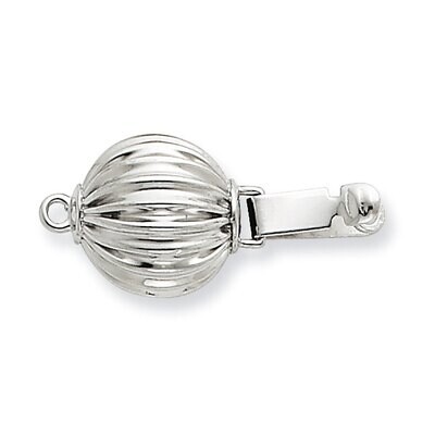 14kWG Bead/Pearl Clasp 14k White Gold WG2825, MPN: WG2825,