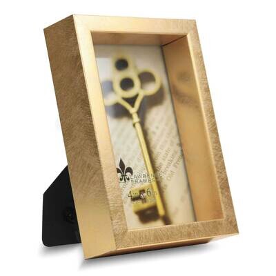 Tribeca Deep Set Gold-tone Satin 4 x 6 Inch Photo Picture Frame GM25461, MPN: GM25461, 751148081603