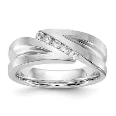 Diamond Vs/Si, D E F, Men&#39;s Band 14k White Gold True Origin Lab Grown RM3488B-025-WLD, MPN: RM3488B…