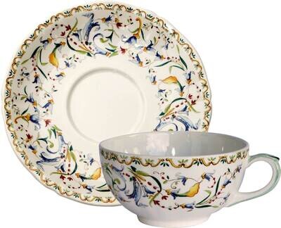 Gien Toscana Breakfast Cups &amp; Saucers 14572PTA26, MPN: 14572PTA26, 840769020143