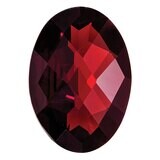 Garnet 11X9mm Oval Checkerboard AA Quality Gemstone GA-1109-OVX-AA, MPN: GA-1109-OVX-AA,