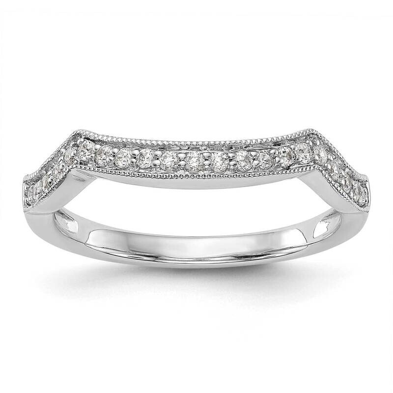 Diamond Wedding Band 14k White Gold RM2258B-017-WAA, MPN: RM2258B-017-WAA,