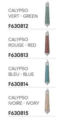 Ercuis Calypso Red Dessert Fork Sterling Silver Gilt F637813-05, MPN: F637813-05, 8014808362255