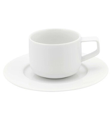 Vista Alegre Silk Road Wh Coffee Cup &amp; Saucer 9 Cl, MPN: 21111825,