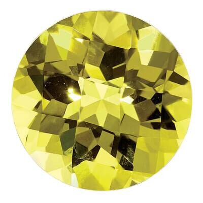 Lemon Quartz 10mm Round Checkerboard AA Quality LQ-1000-RDX-AA, MPN: LQ-RDX-AA,