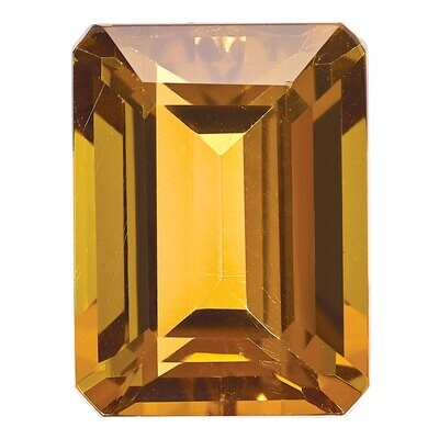 Whiskey Quartz 12X10mm Octagon Emerald Cut AA Quality Gemstone WQ-1210-OCE-AA, MPN: WQ-1210-OCE-AA,