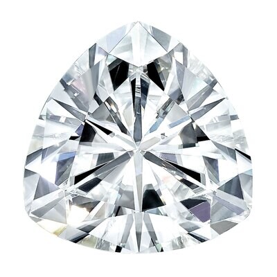 Moissanite Pure Light E F Color 4mm Trillion Gemstone MT-0400-TRF-QP, MPN: MT-0400-TRF-QP,