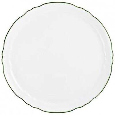 Raynaud Touraine Double Filet Vert Flat Cake Serving Plate 0663-01-504031, MPN: 0663-01-504031, 366…