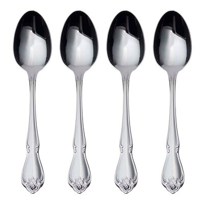 Oneida True Rose Set of 4 Teaspoons B552004E, MPN: B552004E, 78737208143