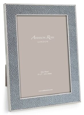 Addison Ross Faux Shagreen Grey Picture Frame 4 x 6 Inch Silver-plated FR1084, MPN: FR1084, UPC/EAN…