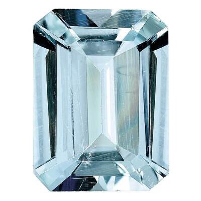 Aquamarine 5x3mm Emerald Cut AA Quality AQ-0503-OCE-AA, MPN: AQ-OCE-AA,