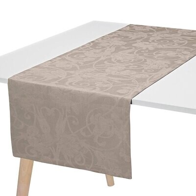 Le Jacquard Francais Runner Tivoli Black Pepper 100% Linen 20 x 125 Inch 28319, MPN: 28319, 3660269…