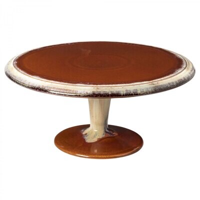Casafina Poterie Caramel Footed Plate 33 ZAP331-LAT, MPN: ZAP331-LAT, 840289023716