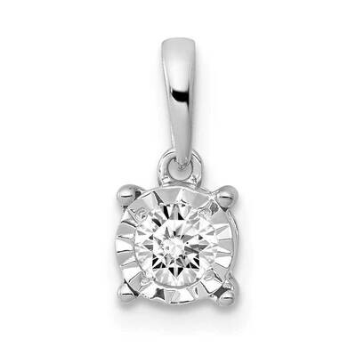 1/5Ct. Diamond Pendant 14k White Gold PM4756-020-WA, MPN: PM4756-020-WA, 883957964454