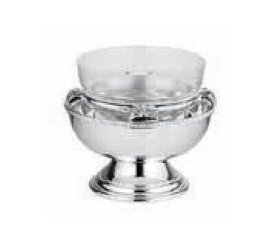 Ercuis Perles Supreme Caviar Prawns Cup With Crystal 4.75 Inch Silver Plated F51P272-08, MPN: F51P2…