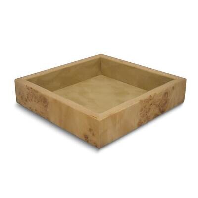 Tan Wood Square Valet Tray GM26040TAN, MPN: GM26040TAN,