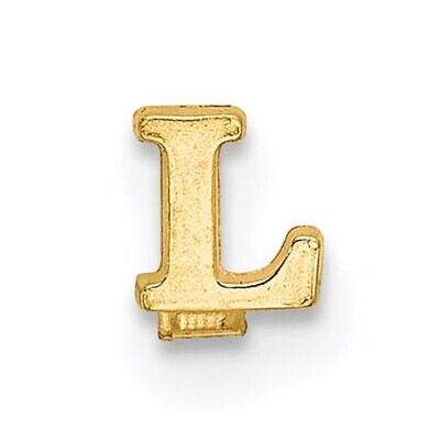 Casted Letter L 14k Yellow Gold YG2219L, MPN: YG2219L,