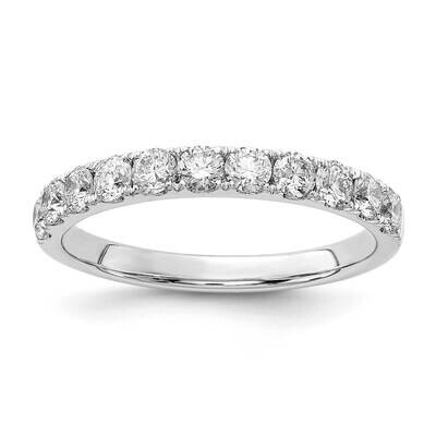 Si1/Si2, G H I, 3/4Ct Wedding Band 14k White Gold Lab Grown Diamond RM4227B-075-9WLG, MPN: RM4227B-…