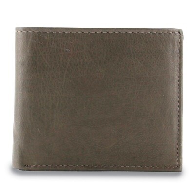 Brown Leather Bi-fold Wallet with Fold-out Card Holders GM17789, MPN: GM17789, 892925156869